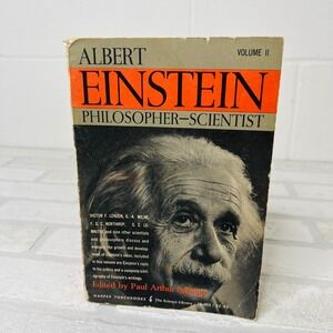 Albert Einstein Philosopher Scientist Volume II Book Harper Torchbooks
